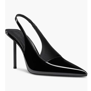 Chic Black Slingback Heels
